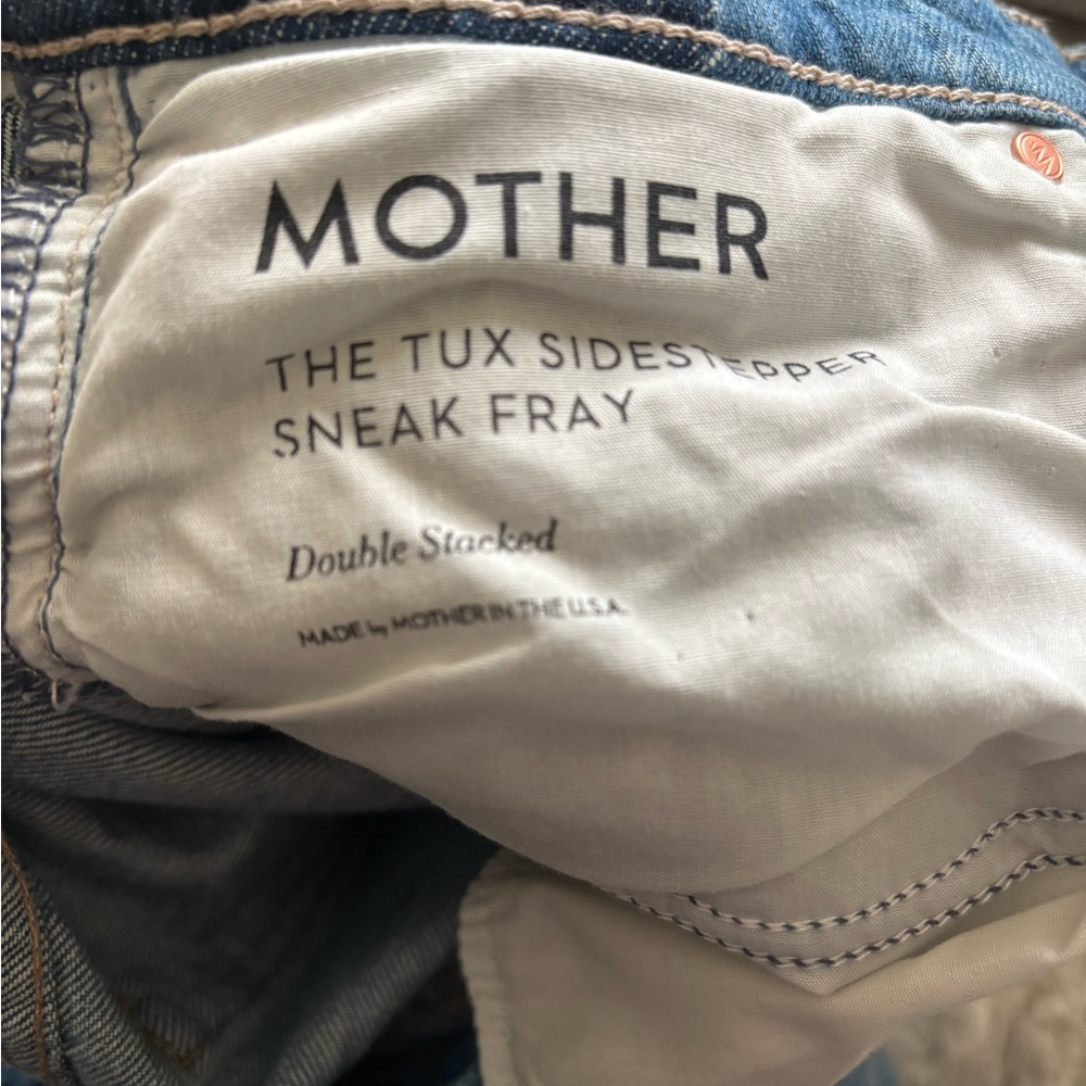 Mother Denim The Tux Sidestepper Sneak Fray
28 / Double Stacked - Picture 10 of 15